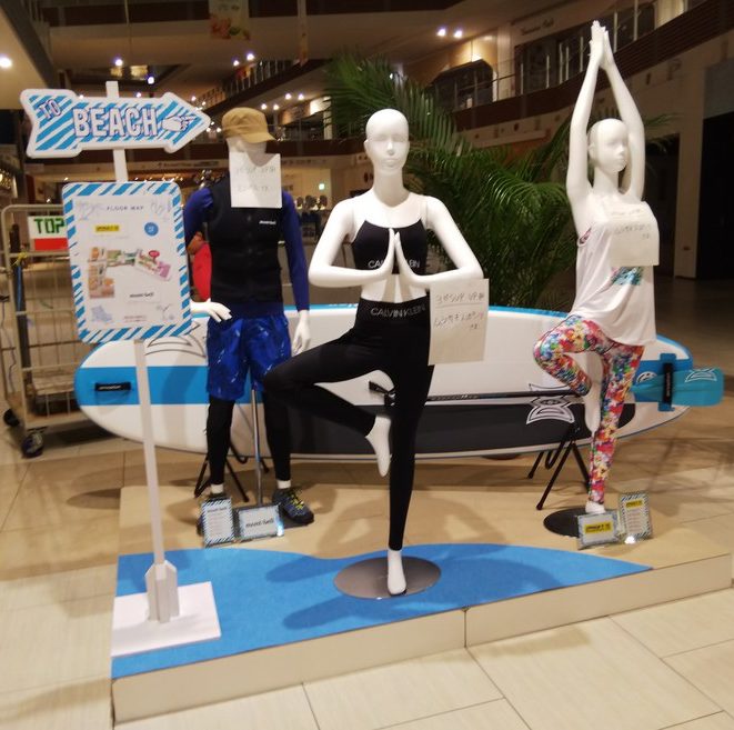 ショッピングモール　サマーディスプレイ